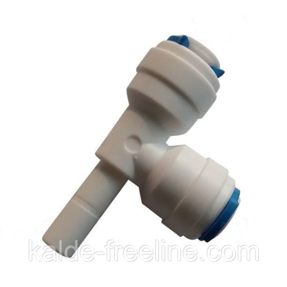 Трійник для зворотного осмосу 1/4"Т-1/4"QC-1/4"QC; QC-7507. Харків