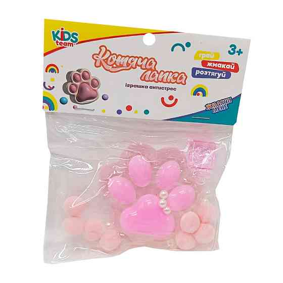 Антистрес Сквіш "М'які котячі лапки" CKS-FB-60971_4 рожева Вінниця