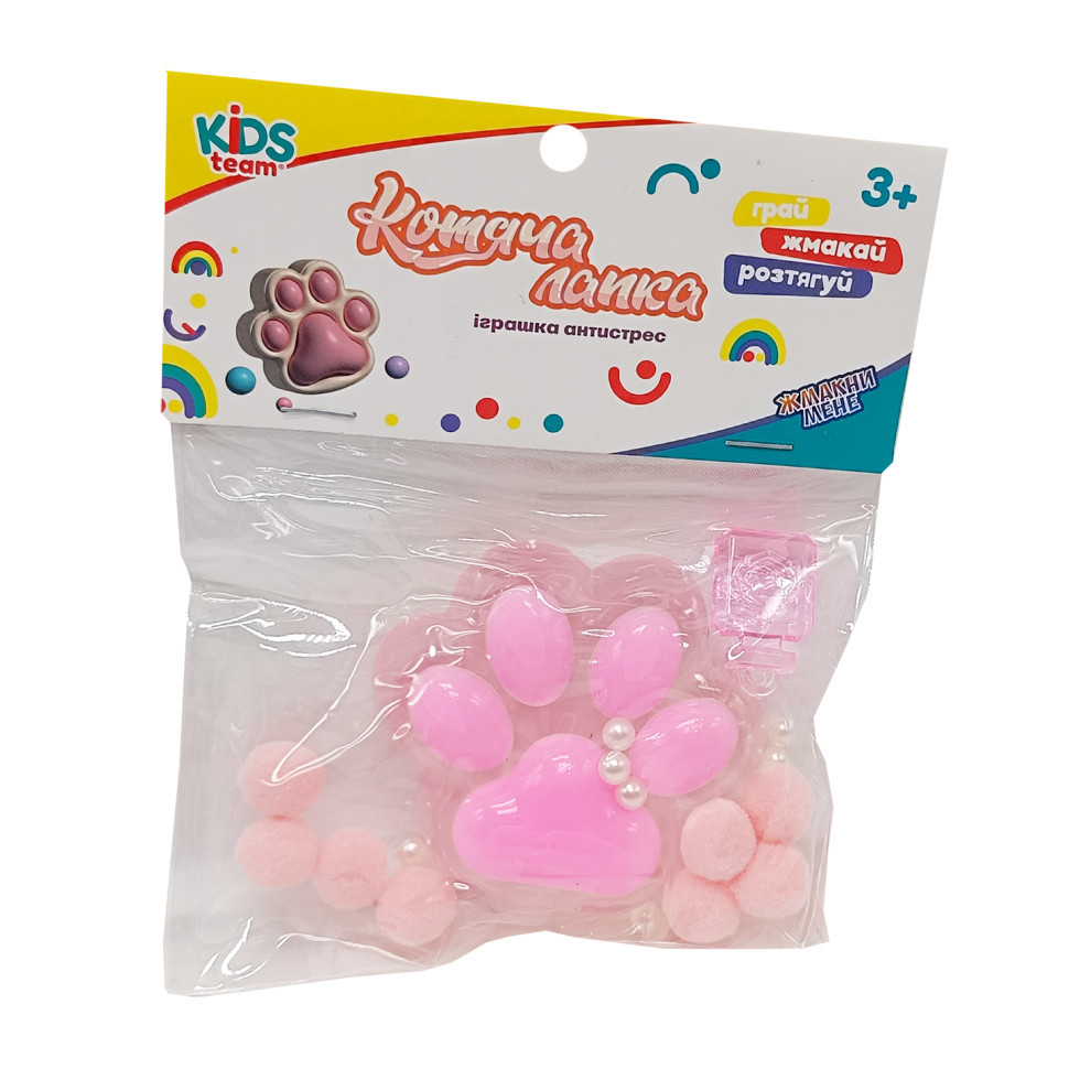 Антистрес Сквіш "М'які котячі лапки" CKS-FB-60971_4 рожева Вінниця - фото 1