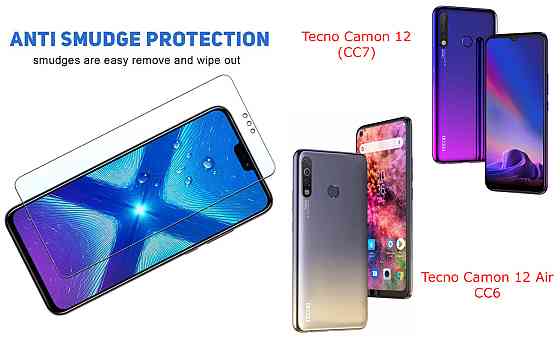 Защитное стекло NeoGlass для Tecno Camon 12 (CC7), Camon 12 Air CC6 – ультрапрозрачное и устойчивое Киев