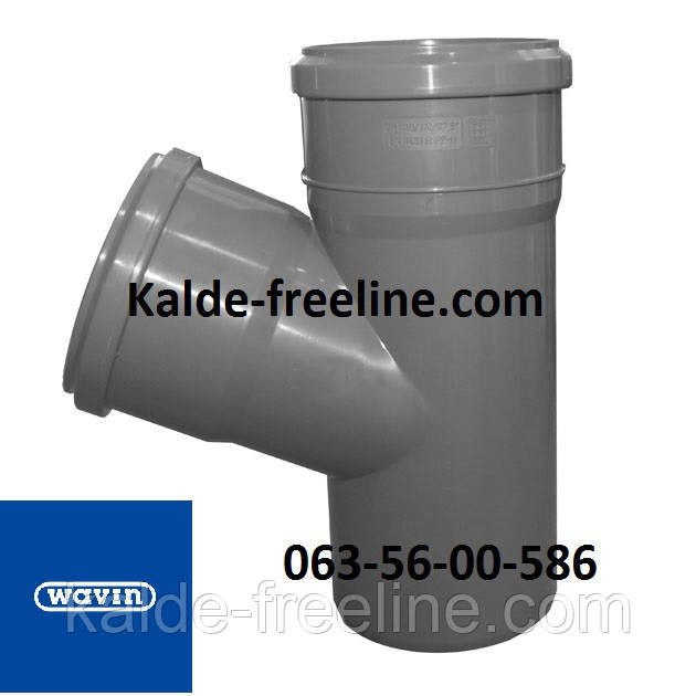 Wavin (вавин) Тройник для канализации д.110/110х67 Харьков - изображение 1