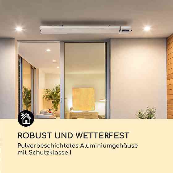 Cosmic Beam Smart 24 Інфрачервоний нагрівач 2400 Вт Керування через застосунок Пульт дистанційного Рівне