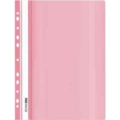 Папка-скоросшиватель Economix А4 с перфорацией, фактура "глянец", пастельная розовая (E31510-89) Винница