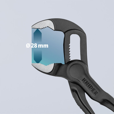 Клещи KNIPEX COBRA XS переставні з фіксатором, 28 мм (1