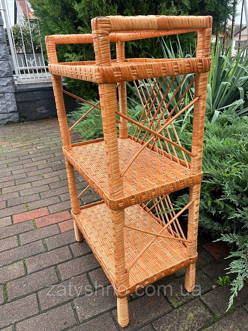 Стелаж плетений на 3 полиці Київ - фото 5