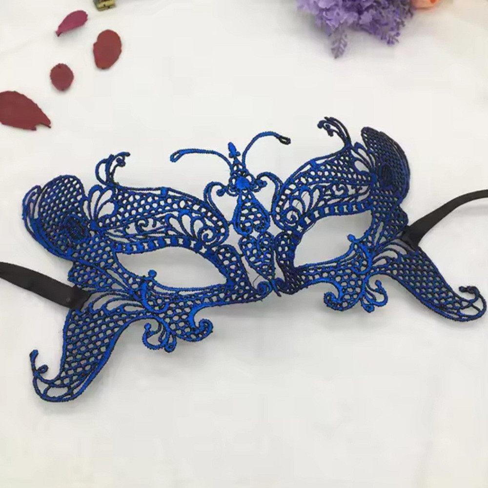 Маска для вечірки венеціанська one size синій Київ - фото 1