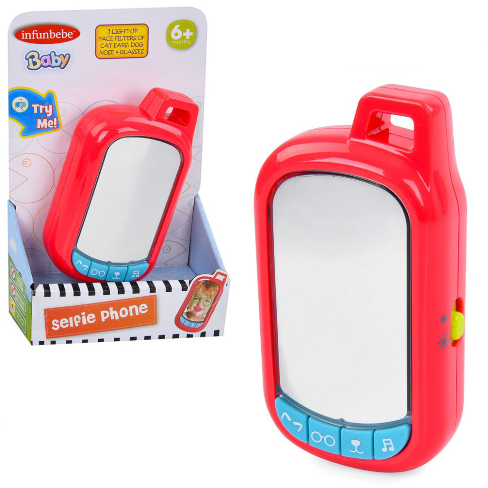 Дитячий розвиваючий телефончик LS1020 дзеркало-проявлення картинки, звук, світло Вінниця - фото 1