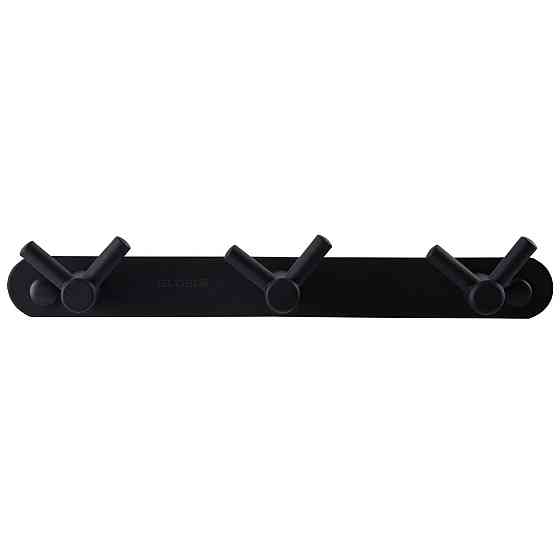 Планка с крючками Globus Lux BS8435-3 черная матовая SUS304 (000021197) Киев