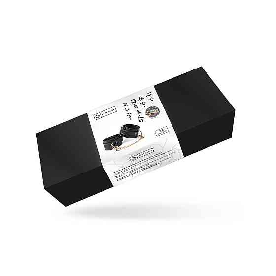 Поножі Liebe Seele Black Organosilicon Anklecuffs, екошкіра Sex Aura Київ