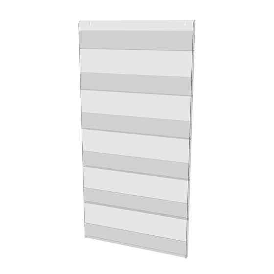 Полка EKOSTAR 6-ти ярусная 600х30х1200 Киев