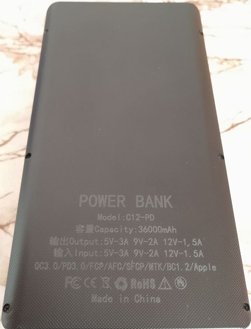 Павербанк: Power Bank 36000mAh.( Быстрая зарядка) Киев - изображение 6