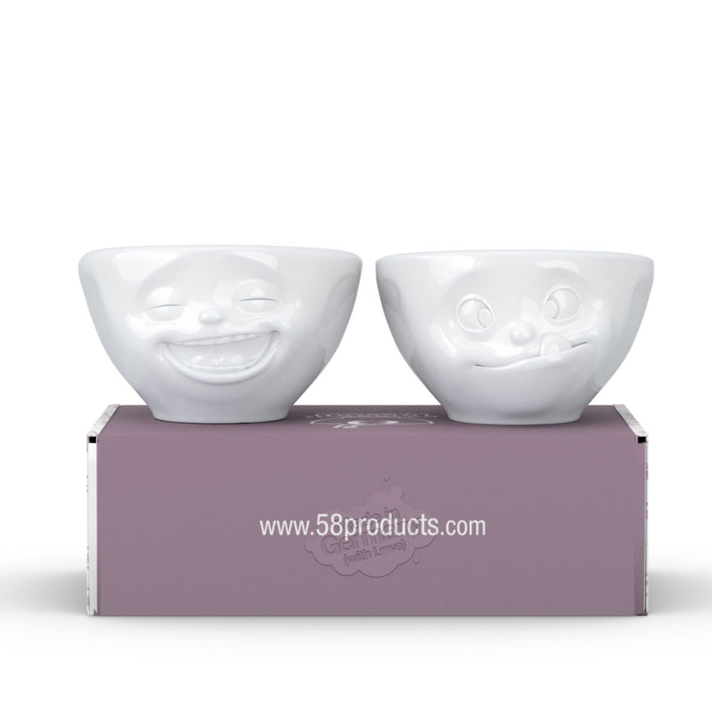 Набор фарфоровых пиал Смех и Вкуснятина Tassen (2 пиалы по 100 мл) Белый Киев - изображение 7