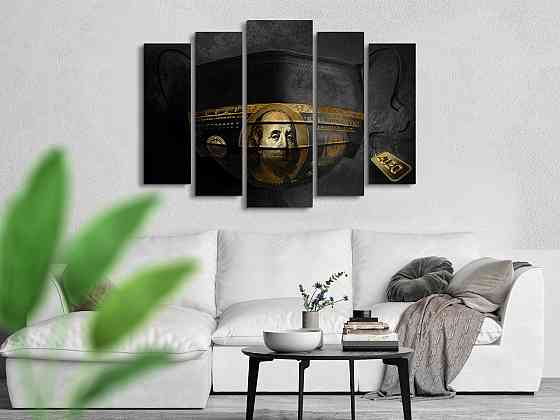 Модульна картина Маска Абстракція Art-277_5 ( 80х118см ) Київ