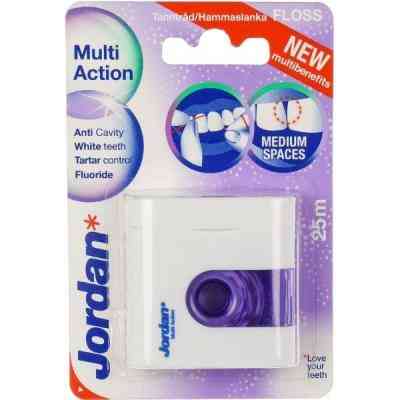 Зубна нитка Jordan Multi Action з фтором 25 м (6831801) Вінниця