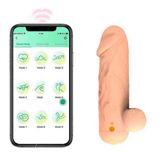 Реалістичний смарт-мінібратор для клітора Love Spouse тілесний — Смарт вібратори Вінниця