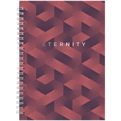 Блокнот Axent на спіралі А5 96 аркушів, клітинка, тверда обкладинка №25 (8032-25-A) Вінниця - фото 1