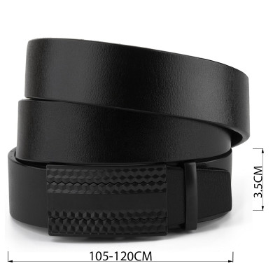 Ремінь Vintage Чоловічий з автоматичною пряжкою мозаїка Чорний (20299) Вінниця - фото 3