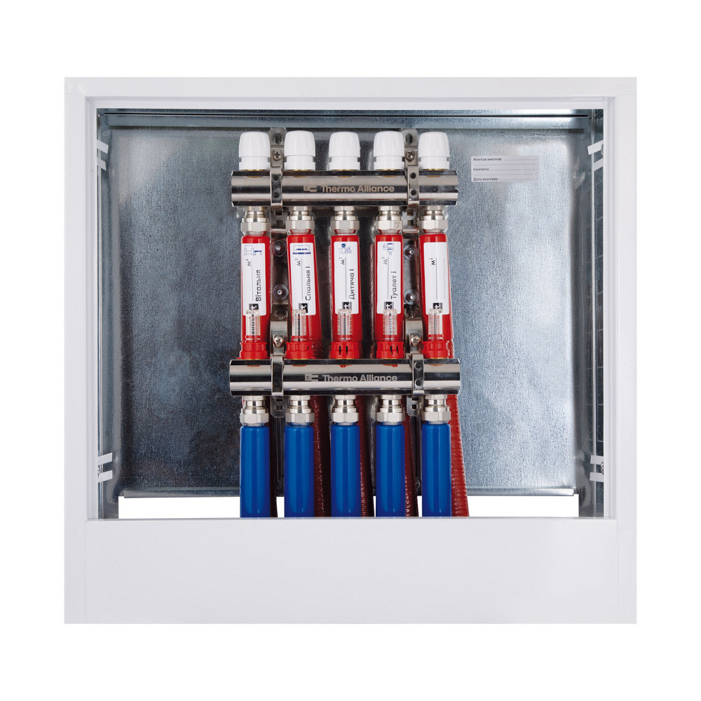 Комплект захисних втулок Thermo Alliance Standart на теплоізоляцію для труби 16 мм (червона/синя, 12 шт.) + наклейки Київ - фото 7