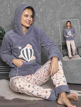 Піжама флісова жіноча Фіолетовий M Харків