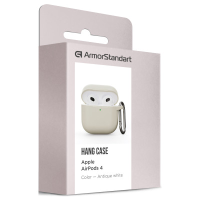 Чехол для наушников Armorstandart Hang Case для Apple AirPods 4 Antique white (ARM81279) Винница - изображение 3