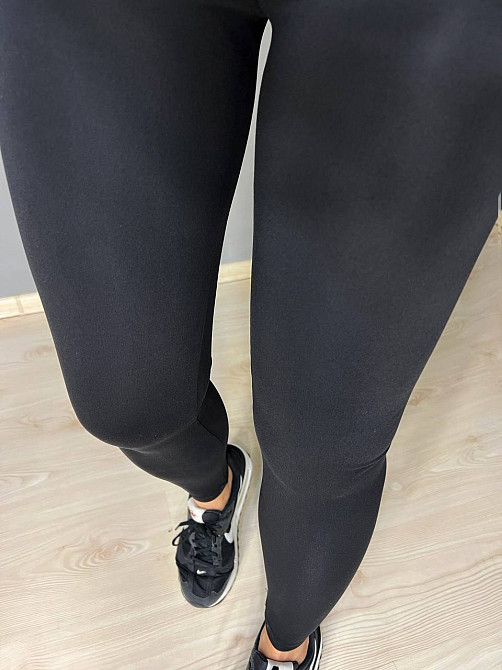 Лосини жіночі LADY HUREM 2512 дайвінг ойшо висока талія широкий пояс чорні, чорний, L Київ - фото 9