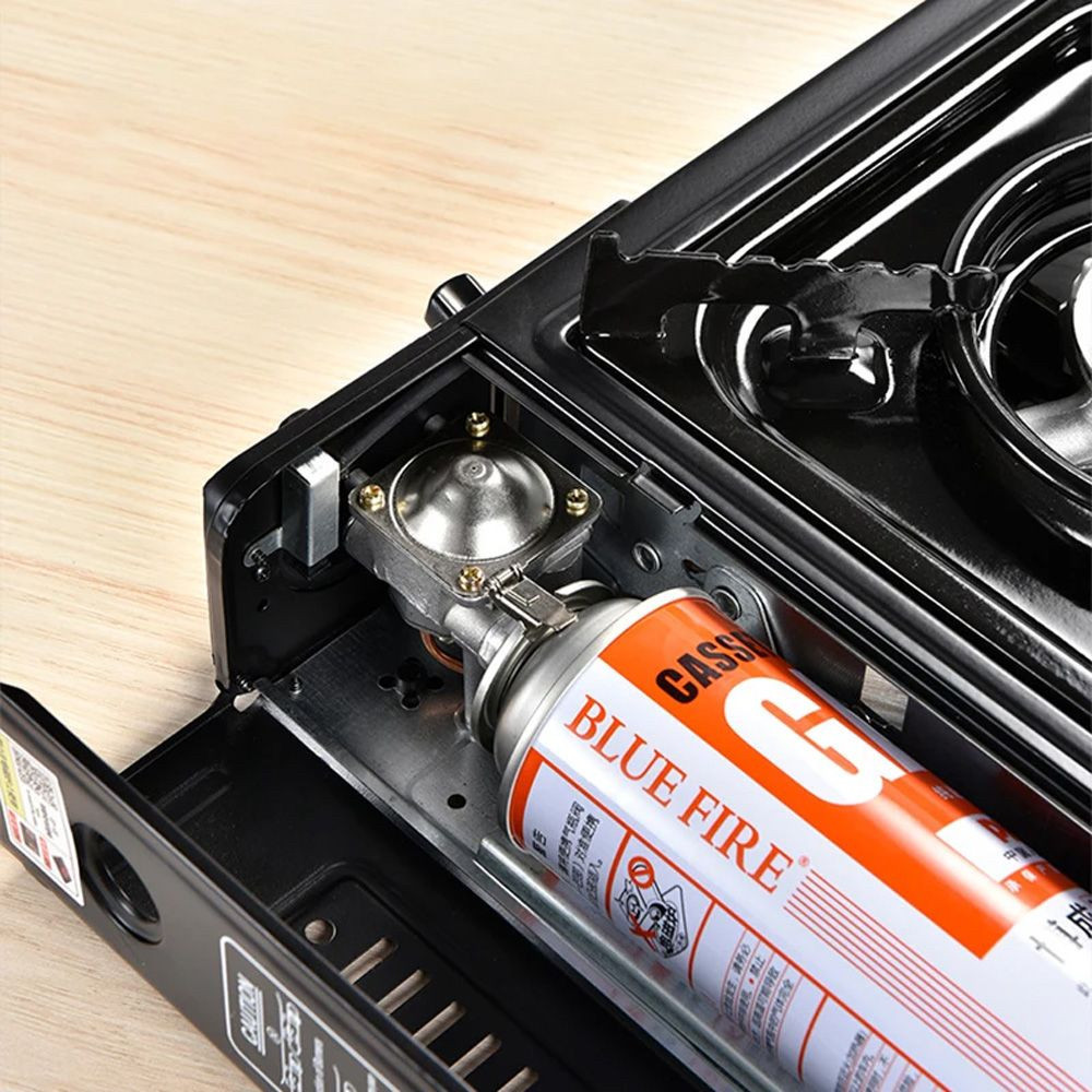 Портативна газова плита BDZ-155-A + Подарунок Ліхтар підвісний BL-2029 / Туристична похідна плита Київ - фото 7