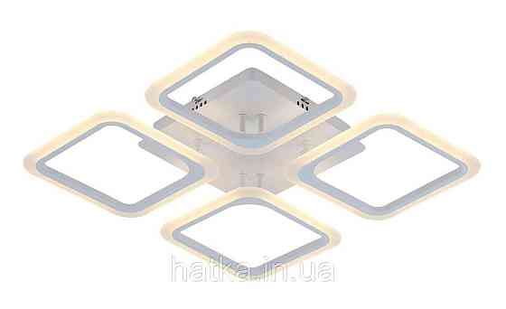 Люстра светодиодная акриловая потолочная 6110-4 WT 74W Киев