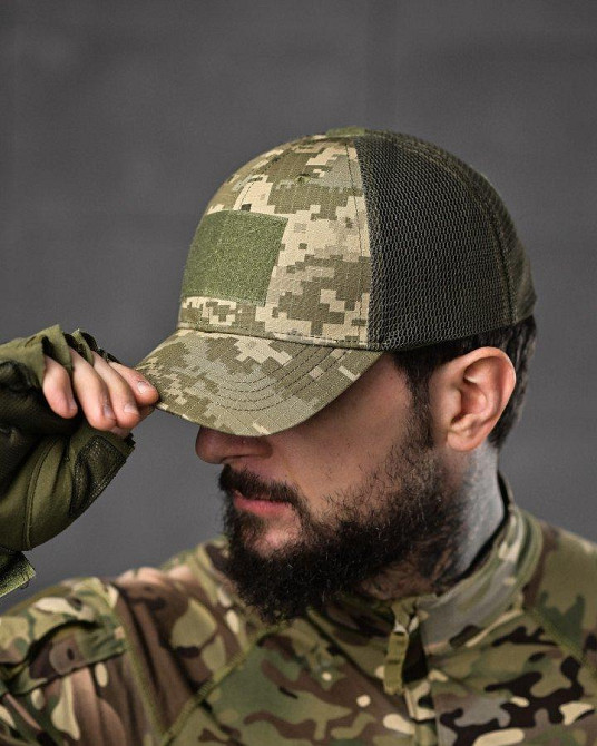 Тактична бейсболка сітка піксель ДЛ6459 Одеса - фото 2