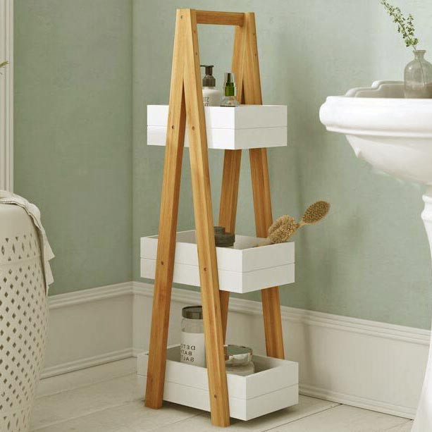 Етажерка для ванної "Кіршаф" сієна-зефір Миколаїв - фото 1