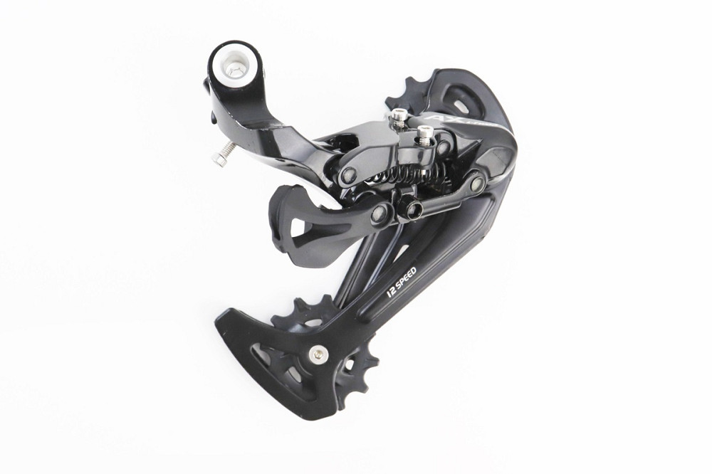 Перемикач ланцюга задній 12зв. кріпл. болт, чорний AX RD-A12-X Київ - фото 1