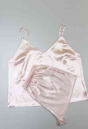 Піжама жіноча атласна Пудровий XXL Харків