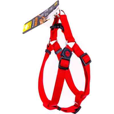 Шлея для собак GimDog Harlem X нейлон 1.5х45-63 см червона (8009632059020) Вінниця