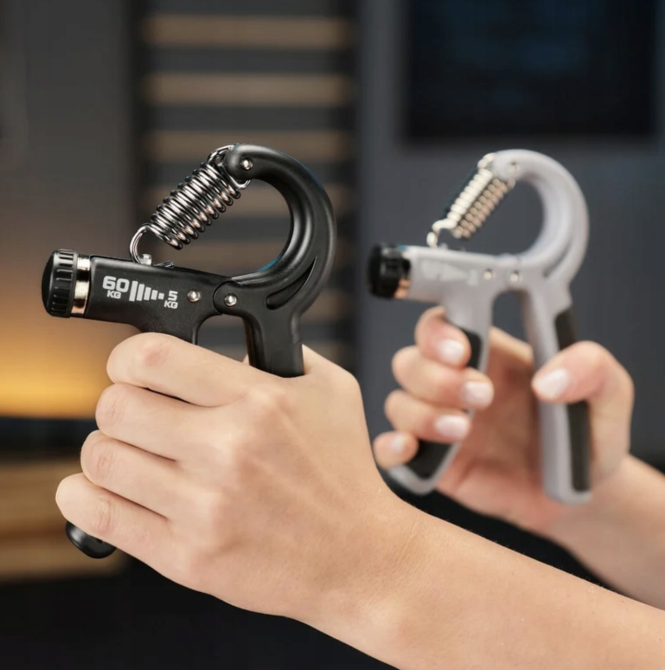 Набір еспандерів регульованих 5-60кг Trex Sport TX-002HGB чорно-сірий Киев - изображение 6