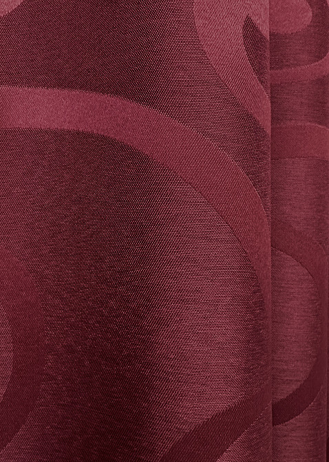 Комплект коротких штор VR-Textil Жакард № 1533ш Бордовий 130х170 см 2 шт (35-0397) Київ - фото 7