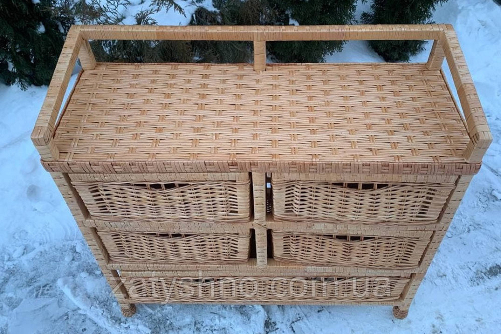 Комод  из лозы на 5 шухляд Киев - изображение 6