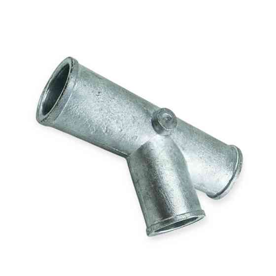 Трійник водяний 402 двигун, алюміній (на помпу-термостат-радіатор) Мукачево