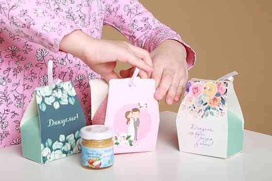 Подарок гостям на свадьбу Gef. Индивидуальные бонбоньерки для гостей. Одесса