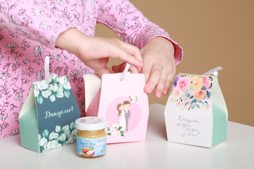 Подарок гостям на свадьбу Gef. Индивидуальные бонбоньерки для гостей. Одесса - изображение 1