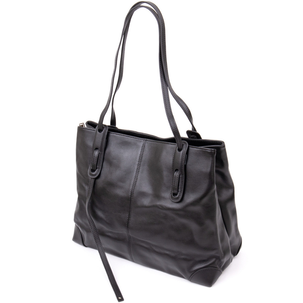 Сумка жіноча прямокутної форми Vintage 20400 Чорна Київ - фото 2