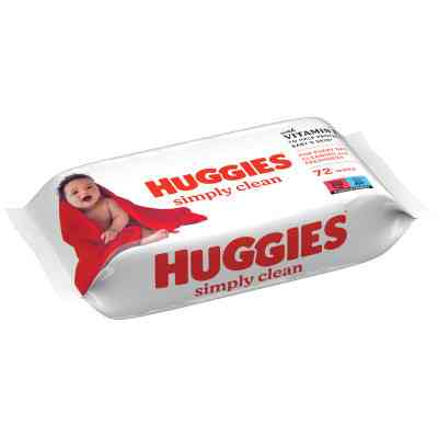 Дитячі вологі серветки Huggies Simply Clean 72 шт (5029053582238) Вінниця