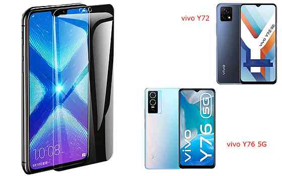 Захисне скло NeoGlass для vivo Y72 , vivo Y76 5G – надпрозоре та стійке Київ