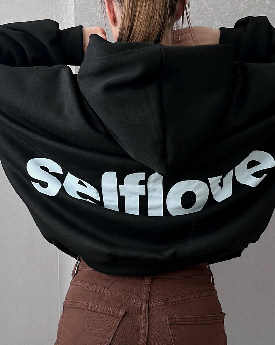 Жіноча стильна тепла худі оверсайз якісна трьохнитка на флісі Одеса - фото 9