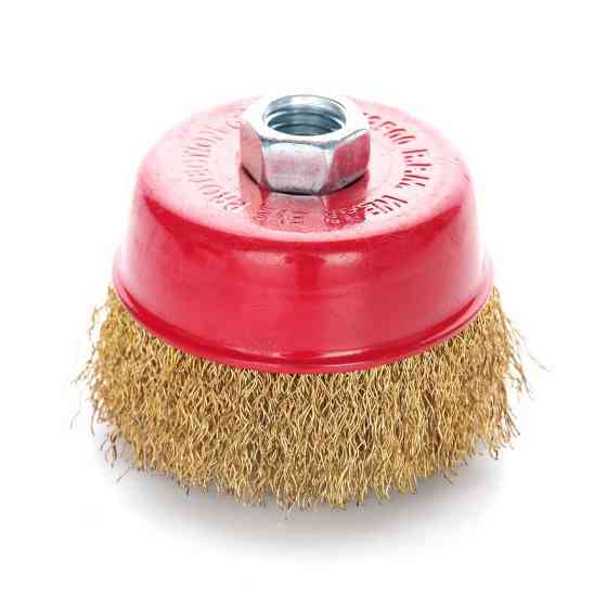 Щітка чаша латуневий дріт 75мм (КШМ) (APRO) Харків