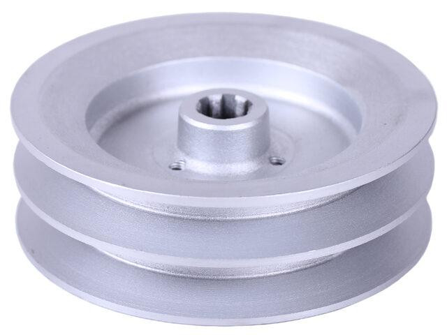 Шкив ремня редуктора ведомый 2 ручья ( 2) мотоблок мотоблок 168F-мотоблок 170F Мукачево - изображение 2