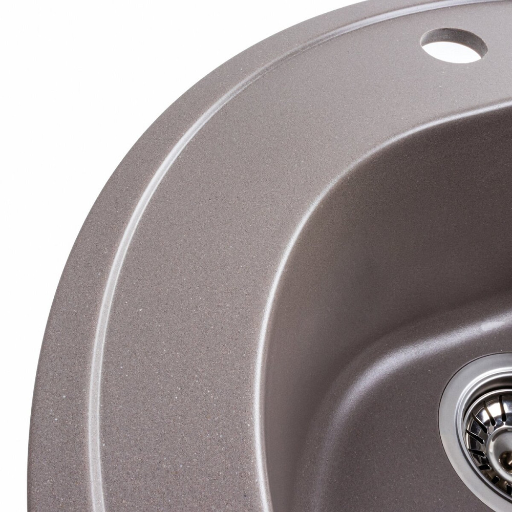 Гранітна мийка для кухні VALESO LUNA 510 матова Дюна Коломыя - изображение 4