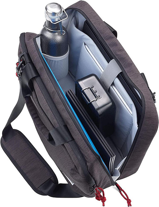 Сумка-органайзер для ноутбука Troika Business Brief Case XXL15.4 дюйма 14 л Чорний Вінниця - фото 3