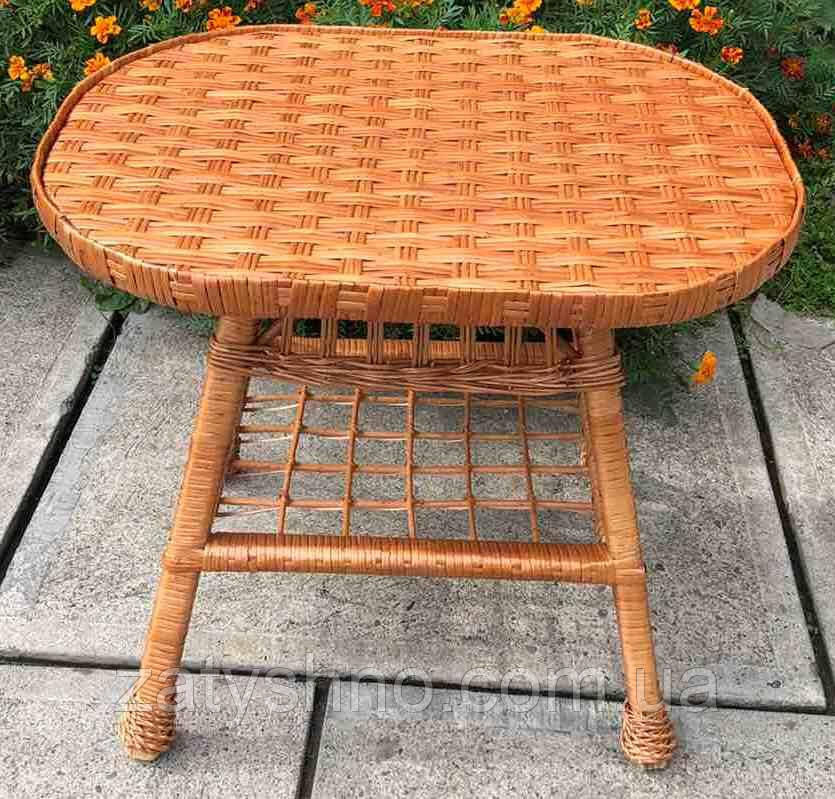 Овальний плетений стіл Київ - фото 5