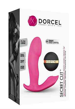 Вібратор Dorcel Secret Clit з підігрівом і пультом ДК, можна під одяг, голосове керування Sex Aura Київ