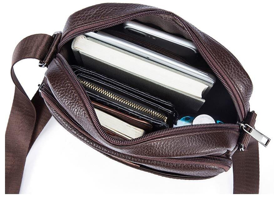 Сумка мужская Vintage 14744 Коричневая Киев - изображение 5