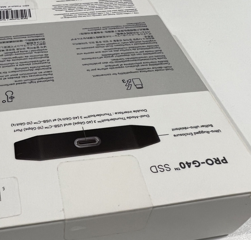 Зовнішній SSD SanDisk Professional PRO-G40 2Tb Київ - фото 2